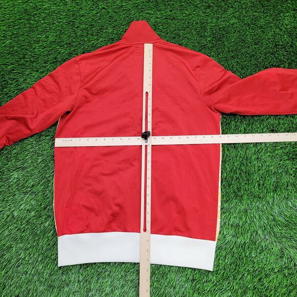 ADIDAS Track Jacket Medium 20x27 Fish Shoes All-Over-Print - Picture 6 of 16
